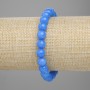Brățară din apatită, mărgele rotunde, diametru 8 mm ±, lungime 18 cm ±, elastică