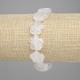Brățară cu cristal de munte «Floare», diametrul 15 mm ±, lungimea 18 cm ±, mărgele 3 mm ±, bandă elastică