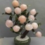 Suvenir Copac decorativ din cuarț roz natural, 40 mm+, flexibil ~, lungime 25 cm+