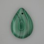 Pandantiv din malahit, formă de picătură 25×18 mm+