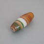 Preț pentru 1 bucată. Mărgea-inserție din agat natural 29–34×10–11 mm +/- (mărimi asortate)