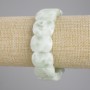 Brățară din angelit, zale netede, diametru 20×15 mm ±, lungime 18 cm ±, elastic