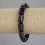 Brățară din obsidian solar, cilindrică, diametrul 14×10 mm, lungimea 18 cm, elastică