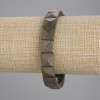 Brățară din pyrit granulat, zale fațetate, diametrul 11×11 mm, lungime 18 cm, pe elastic