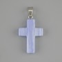 Pandantiv-cruce din agat 25×18 mm, lungime 36 mm