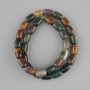 Mărgele din jasp baril, diametrul 12×8 mm, lungime 39 cm ± pe fir