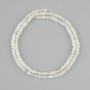 Mărgele de adularit, cuburi tăiate, diametrul 3×3 mm, lungime 39 cm ±
