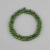 Mărgele diopsid, piatră naturală, mărgele sferice tăiate, diametrul 5 mm ±, lungime 38 cm ±