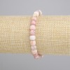 Brățară Rozov Opal tăiat cub, diametru 6×6mm +-, lungime 18cm +/-, flexibil