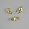 Preț per 1 bucată. Încuietoare carabină aurie, diametrul 12x6 mm