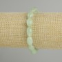 Brățară Jadeit boabe, diametru 12,5×8 mm, lungime 18 cm, elastică
