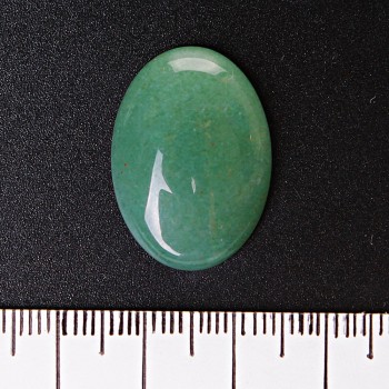 Furnitură cabochon din nefrit 25×18 mm