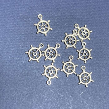 (20 mm) Pandantiv Volan, fațetat, 20 g +/- 22 buc