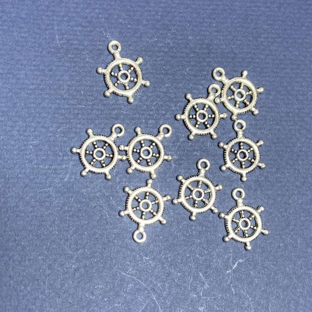 (20 mm) Pandantiv Volan, fațetat, 20 g +/- 22 buc