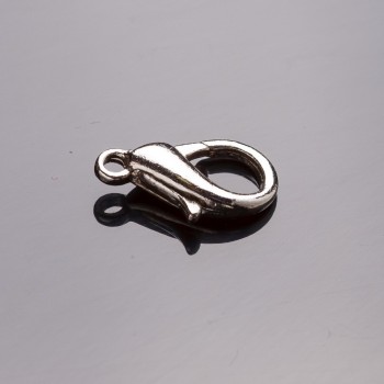 Preț per pachet /10 buc. Închizătoare cu carabină 1,4×0,8 cm, metal gri