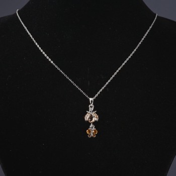 Pandantiv pe lanț Buburuza, lungime 55 cm, lungimea pandantivului 3,5 cm