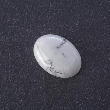 Furnitură cabochon chalcedon natural piatră 25×18 mm