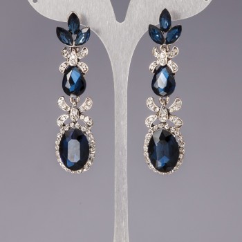 Cercei cu cristale „lustre” „șandeliere” „Miledi”