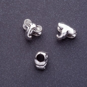 Mărgea Pandora Elefant 10x12mm, diametrul găurii 4,5 mm, fațetată 20 g + -11 bucăți