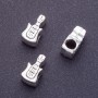 Mărgea Pandora în formă de chitară 8x15mm, diametrul 4mm, ambalaj 20 g +/-7 buc
