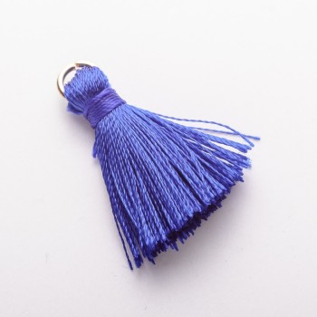 Componentă pentru handmade: Pensulă mini din mătase cu inel 'mătase' Lcm, diametrul 5 mm, preț pentru 1 bucată