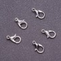 Ціна за уп. /10шт. Замочок карабін, діаметр 7мм, довжина 12мм колір металу темний