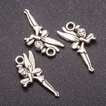 Accesorii pentru pandantiv «Zână» 25x12mm, ambalaj 20 g, ± 18 buc.