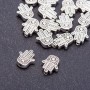 Inserție de mărgele «Palma», diametrul 12×10×3 mm, ambalaj 20 g ± 17 buc