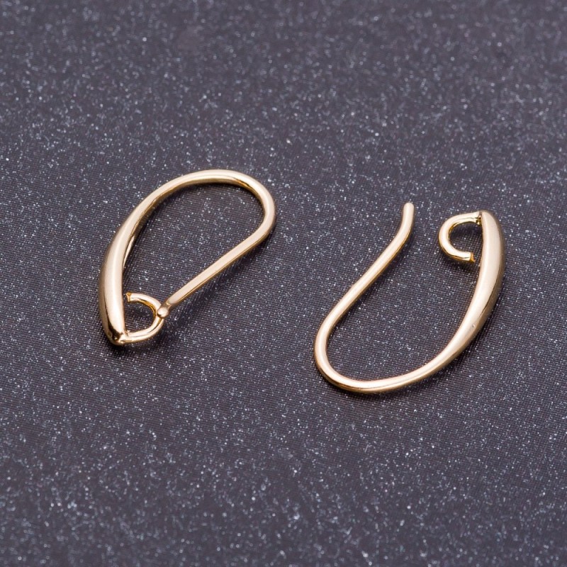 Știfturi pentru cercei, lungime 18 mm, culoare „aur deschis”