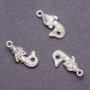 Pandantiv – Sirenă, 12×23 mm, metal gri, ambalaj 20 g ± 11 buc