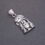 Кулон Лик сірий метал 20х37х45мм