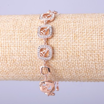 Brățară Turnul Eiffel, diametrul 12 mm, lungimea 16–19 cm