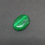 Cabochon din malahit natural (presat) 25x18 mm