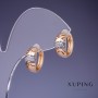 Cercei Xuping 7x14 mm cu placare aur 18K