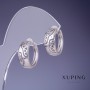 Cercei Xuping 16×7,5 mm rodiu