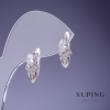 Cercei Xuping Tulipă 15×8 mm, rodiu