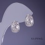 Cercei Xuping rodiu 14x8mm