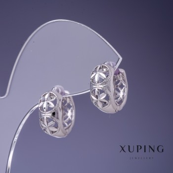 Cercei Xuping 8×14 mm rodiu
