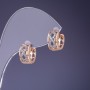 Cercei Xuping Infinitul 12x6 mm cu placare de aur 18K