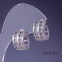 Cercei Xuping 9x14 mm rodiu