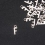 Pandantiv – literă F, 17×7 mm, ambalare 20 g (+/- 30 buc.)