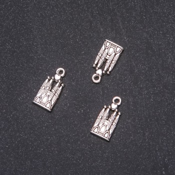 Pandantiv Lacăt 9x19 mm, ambalaj de 20 g, +/- 18 buc