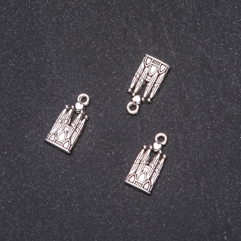Pandantiv Lacăt 9x19 mm, ambalaj de 20 g, +/- 18 buc