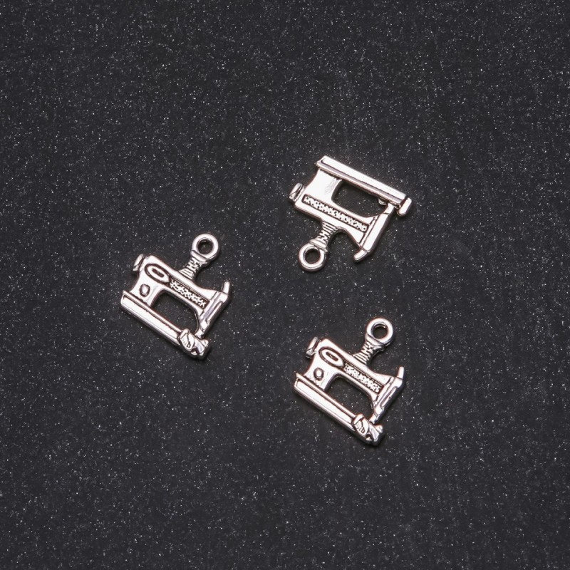 Pandantiv – mașină de cusut, 14×15 mm, ambalaj 20 g ± 19 buc
