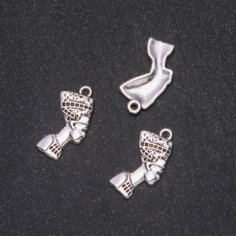 Pandantiv Nefertiti 12×26 mm, ambalaj 20 g ± 14 bucăți