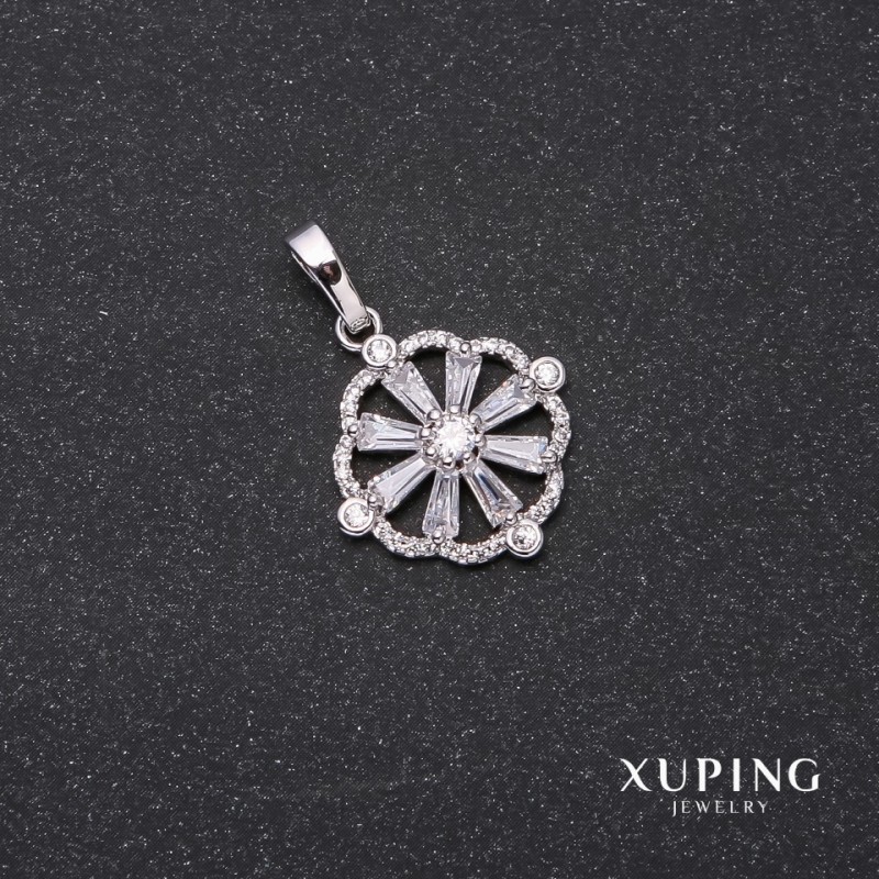 Pandantiv Xuping placat cu rodiu 28x22x19 mm