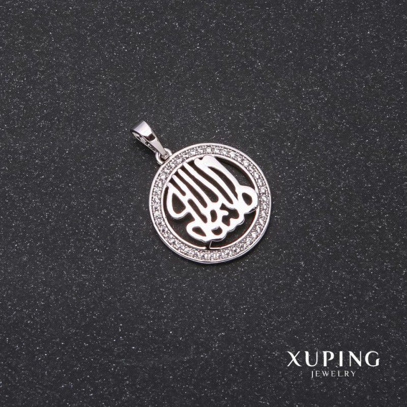 Pandantiv Xuping 26×20×18 mm placat cu rodiu