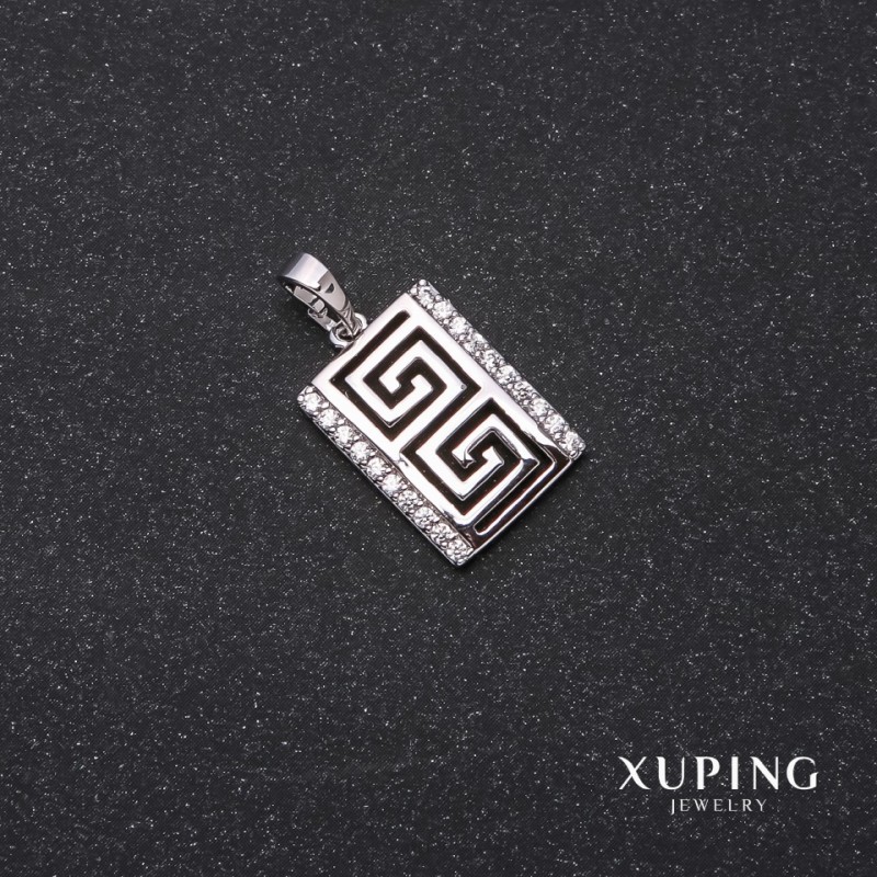 Pandant Xuping «Versace» 25×17×13mm rodiu