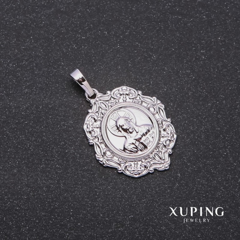 Pandant Xuping Mântuitorul 35×28×22 mm rodiu