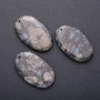 Pandantiv din jasper natural, oval, 55×35 mm